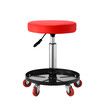 Swivel Work Stool Chair with Wheels Mechanic Tool Tray Height Adjustable Pneumatic Roller Seat for Car Repair Shop Salon Barber Bar Drafting Spa