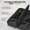 Tactical Dual Rifle Bag Long Gun Shotgun Case Carry Backpack for Military Range Hunting Shooting Gear Carbine Pistol Firearm Store Transport 118cm 46inch