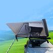 All Grey 210*160*125cm Side-Opening Rooftop Tent Hardshell With Ladder Camping Waterproof 4x4 4WD