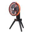 Portable Fan for Camping,Rechargeable Fan with LED Lantern,Oscillating Portable Fan,Quiet Personal Fan for Outdoor and Indoor