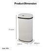 MIRAKLASS Sensor Bin 60L White Oval