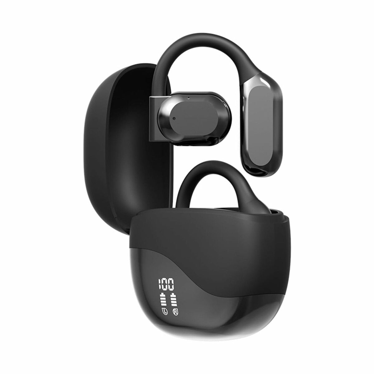 Ai Real Time Language Translator Earbuds with 144 Languages Translator Pods for iOS & Android (Black)