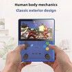 64G Handheld Game Console, Portable Retro Video Game Console, Dual 3D Joystick, 15 Emulators, Support TV Output (Blue)