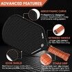 Pickleball Paddle, 3K Raw Carbon Fiber Surface (CFS) and Carbon Abrasion Surface (CAS) with High Grit and Spin