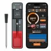 Wireless Meat Thermometer, Digital Food Thermometer for Cooking and Grilling for Oven Safe, Kitchen, Smoker, Sous Vide, iOS and Android