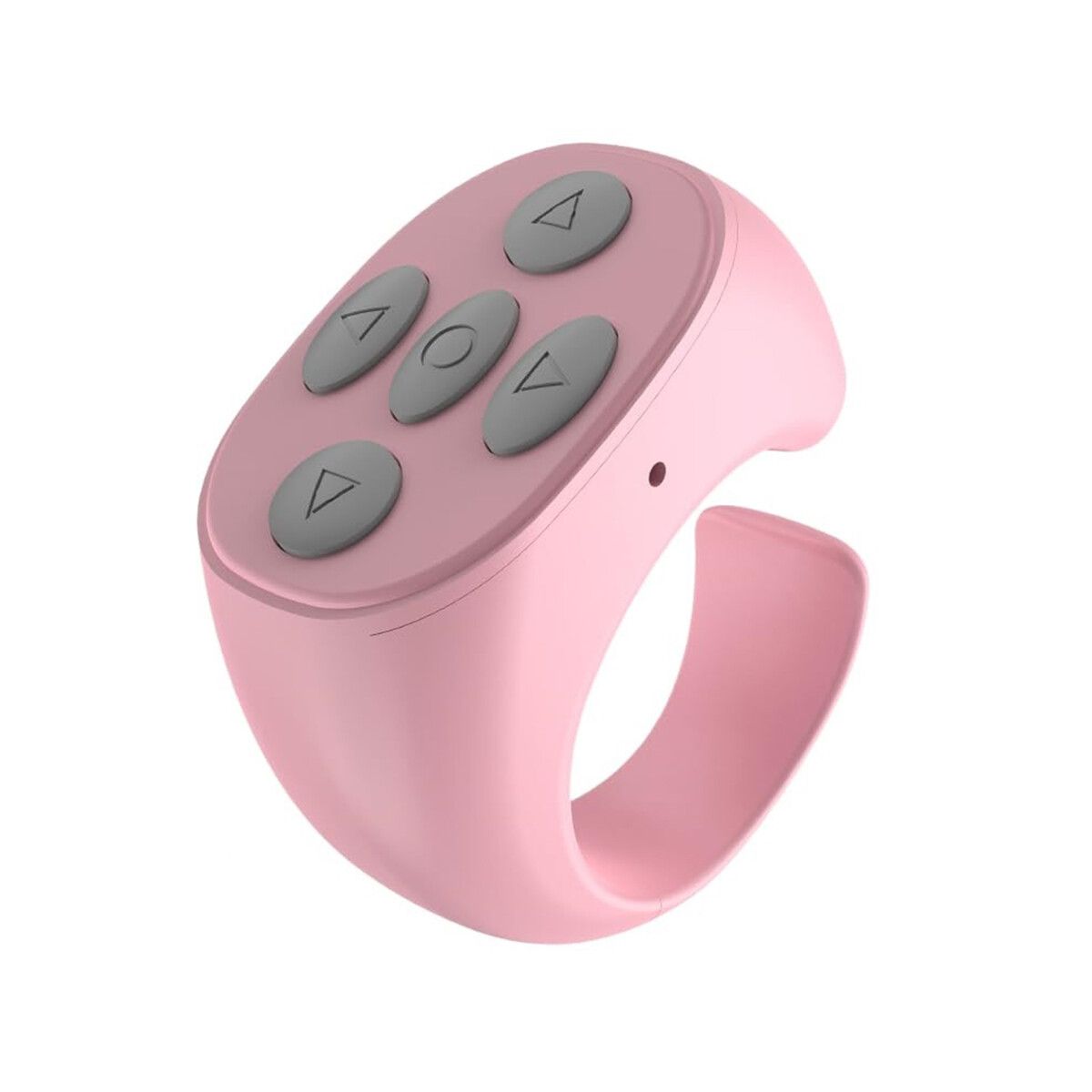 Wireless Bluetooth Remote Control,Remote Control Page Turner Bluetooth Scroller Ring,Short Video and Music Camera Shutter Remote Controller (Pink)