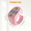 Wireless Bluetooth Remote Control,Remote Control Page Turner Bluetooth Scroller Ring,Short Video and Music Camera Shutter Remote Controller (Pink)