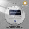 Portable Solar Powered Camping Light with 126 LEDs,Hanging Waterproof Tent Light, USB Rechargeable Outdoor Lamp for Camping, Emergency, Hiking, Power Outages