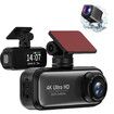 Dash Cam Front Rear 4K Built-in GPS 2.4GHz WiFi with 1.97inch IPS Screen Super Night Vision 24H Parking MonitorDual Lens Car DVR Dashcam