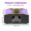 Automatic Card Shuffler,2 Decks,USB Rechargable Battery Electric UNO Poker Shuffler,Playing Card Shuffler for Home Card Game,Travel