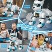 Robot Dog Toy for Kids, Programmable Remote Control Robot Puppy with Voice & Touch Sensors, Dancing & Singing (Blue)