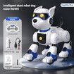 Robot Dog Toy for Kids, Programmable Remote Control Robot Puppy with Voice & Touch Sensors, Dancing & Singing (Blue)