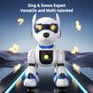 Robot Dog Toy for Kids, Programmable Remote Control Robot Puppy with Voice & Touch Sensors, Dancing & Singing (Blue)