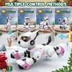 Robot Dog Toy for Kids, Programmable Remote Control Robot Puppy with Voice & Touch Sensors, Dancing & Singing (Pink)