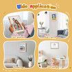 5 Pcs Art Frames Kids Craft Artwork Projects Drawings Display Family Photo Storage A4 150 Pictures Portrait Canvas Children Wall Tabletop Decor Wooden