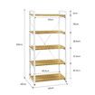 Kitchen Bakers Rack Display Storage Shelf Utility Shelving Unit Bookshelf Organiser Microwave Stand Laundry Shelves for Appliances Plants Flowers