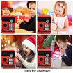 Electronic Piggy Bank Code Lock for Kids Toy, Auto Money Scroll for Children Birthday Gift (Black/Red)