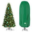 5FT Christmas Tree Storage Cover, Tear Resistant Adjustable 5 FT Christmas Tree Storage Bag for Artificial Tree Standing, Green