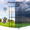 5 Tier Plant Stand Tall Metal Flower Pot Corner Shelf Bookshelf Storage Display Shelving Unit Garden Holder Rack Planter Organizer Heavy Duty Black