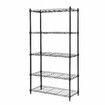 5 Tier Plant Stand Tall Metal Flower Pot Corner Shelf Bookshelf Storage Display Shelving Unit Garden Holder Rack Planter Organizer Heavy Duty Black