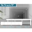 ALFORDSON Entertainment Unit TV Stand LED Light 220cm White