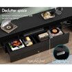 ALFORDSON Entertainment Unit TV Stand LED Light 160cm Black