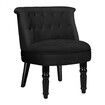 ALFORDSON Armchair Wooden Accent Chair Wingback Lounge Sofa Couch Velvet Seat Black