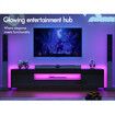 ALFORDSON Entertainment Unit TV Cabinet Stand LED 180cm Black