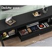 ALFORDSON Entertainment Unit TV Cabinet Stand LED 180cm Black