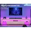 ALFORDSON Entertainment Unit TV Stand LED Light 200cm Oak