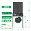 Automatic Chicken Coop Door,Battery-Powered Aluminum Automatic Chicken Door with Anti-Pinch Feature,Timer and LCD Display