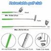 Kids Toy Golf Club Set with Automatic Ball Returner,Led Light Up Night Golf Balls,Golf Putting Mat,3-5 Toddler Mini Golf Games,Aged 3+