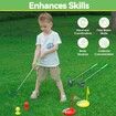 Kids Golf Club Set for Age3+,Adjustable Toddler Golf Clubs,Outdoor Indoor Golf Toys Christmas Birthday Gifts