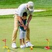 Kids Golf Club Set for Age3+,Adjustable Toddler Golf Clubs,Outdoor Indoor Golf Toys Christmas Birthday Gifts
