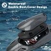 RC Boat 40+MPH,Brushless Remote Control Boat,Speed King Racing Boat for Salt Water,Lake,River,Fishing with Self-Righting,LED Light,Low Battery Alarm