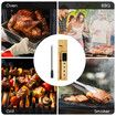 Wireless Meat Thermometer Food BBQ Oven Kitchen Cooking Bluetooth Digital Smart Smoker Steak Grilling Waterproof Temperature Probe with LED Display