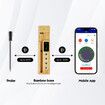 Wireless Meat Thermometer Food BBQ Oven Kitchen Cooking Bluetooth Digital Smart Smoker Steak Grilling Waterproof Temperature Probe with LED Display