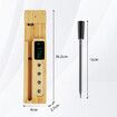 Wireless Meat Thermometer Food BBQ Oven Kitchen Cooking Bluetooth Digital Smart Smoker Steak Grilling Waterproof Temperature Probe with LED Display