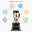 3L Commercial Blender Mixer Juicer Food Processor Soup Smoothie Maker Ice Crusher Meat Grinder High Power Countertop Machine for Kitchen Shop 2300W