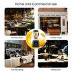 3L Commercial Blender Mixer Juicer Food Processor Soup Smoothie Maker Ice Crusher Meat Grinder High Power Countertop Machine for Kitchen Shop 2300W