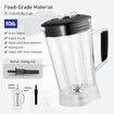 3L Commercial Blender Mixer Juicer Food Processor Soup Smoothie Maker Ice Crusher Meat Grinder High Power Countertop Machine for Kitchen Shop 2300W