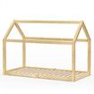 ALFORDSON Kids Bed Frame Wooden Timber Single House Frame Platform Bed Base Oak Rocco