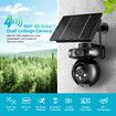 4G Home Security Camerax2 Solar Powered Wireless CCTV Outdoor House Surveillance LTE Cellular Spy System with Dual Lens 4MP PTZ Motion Sensor Batteries