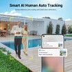 4G Home Security Camerax2 Solar Powered Wireless CCTV Outdoor House Surveillance LTE Cellular Spy System with Dual Lens 4MP PTZ Motion Sensor Batteries