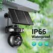 4G Home Security Camerax2 Solar Powered Wireless CCTV Outdoor House Surveillance LTE Cellular Spy System with Dual Lens 4MP PTZ Motion Sensor Batteries