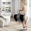 Foot Massager Machine Leg Calf Arm Electric Shiatsu Kneading Massage Device Home Portable with Heat LCD Timer LED Adjustable Bracket