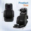 Full Body Massage Cushion Shiatsu Back Neck Massager Chair Pad Massaging Seat Kneading Rolling Heat Vibration with Remote Pillow Homasa