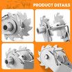 25pcs Fence Wire Strainers Ratchet Fencing Tensioners Ratchet Crimpers Straining Crimping Tight Tool Aluminium Galvanised Steel for Farm Garden Yard