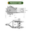 25pcs Fence Wire Strainers Ratchet Fencing Tensioners Ratchet Crimpers Straining Crimping Tight Tool Aluminium Galvanised Steel for Farm Garden Yard