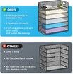 Desk Organizer File Holder 6-Tier File Organiser Paper Sorter Organizer for Letter A4 Office File